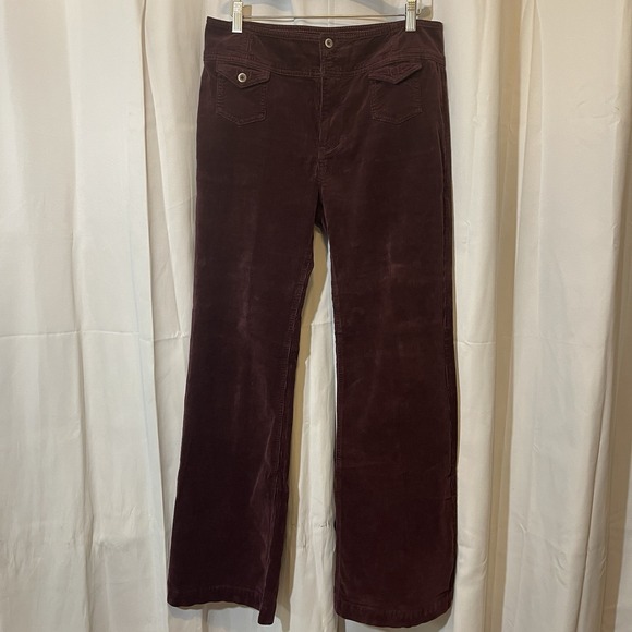 Anthropologie Other - Anthropologie‎ Pilcro Size 33 Corduroy Bootcut Trouser Pants Maroon Pockets